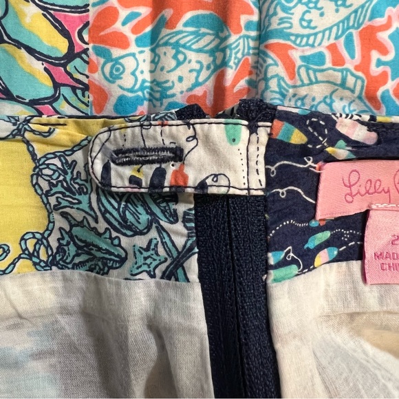 Lilly Pulitzer patchwork nautical skirt 2 - Picture 5 of 10
